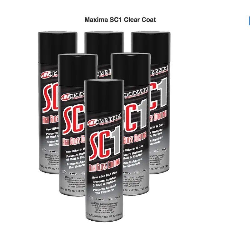 Maxima SC1 Clear Coat 12 oz. / 6 Pack