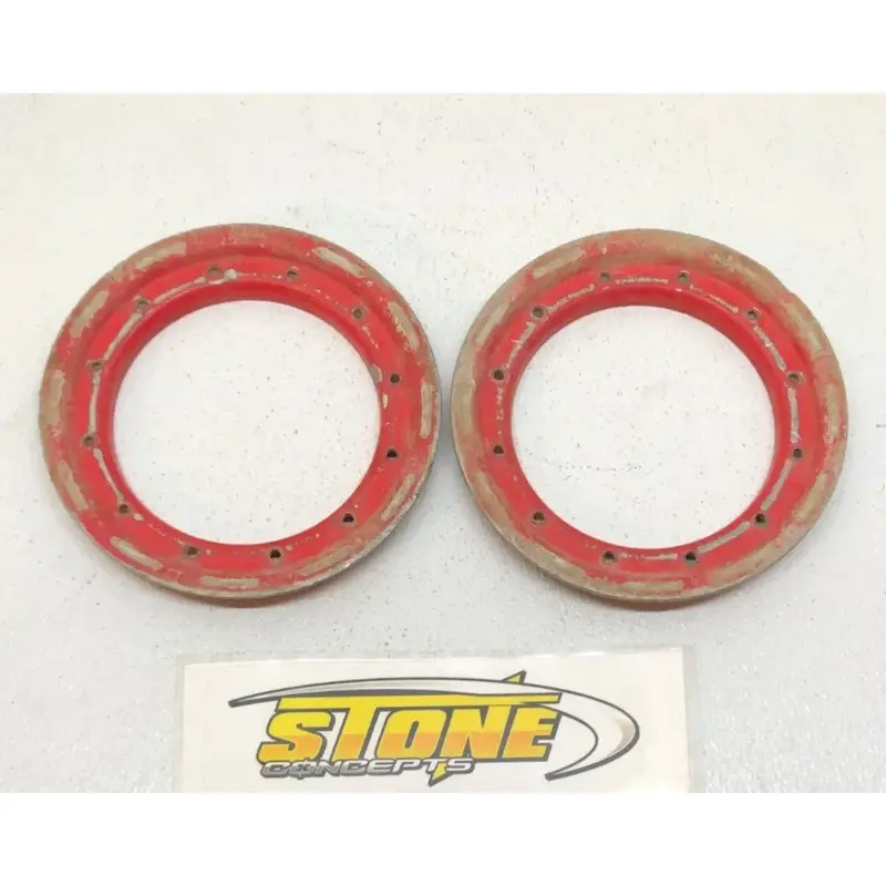 Douglas 8" DWT Rear Wheel Beadlock Rings Alumilite Ring Set YFZ TRX 450R LTR450