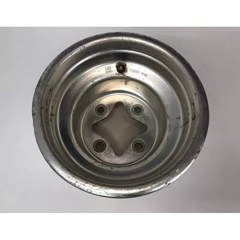 #1 USED OEM 03-08 SUZUKI LTZ LT-Z 400 Z KFX DVX STOCK REAR BACK WHEEL RIM 9X8