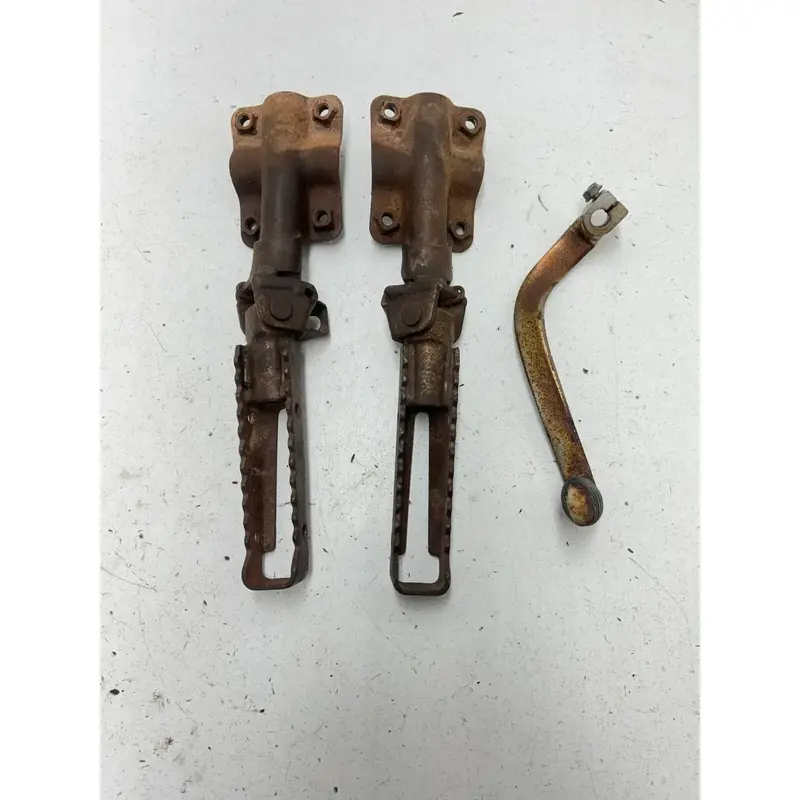 84 1984 Honda ATC 200 S atc200s OEM  Foot Pegs Footpegs Mount Mounts Shift READ
