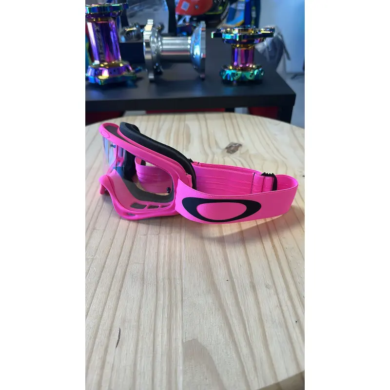 Oakley "O Frame" Mx Neon Pink/Clear Lens