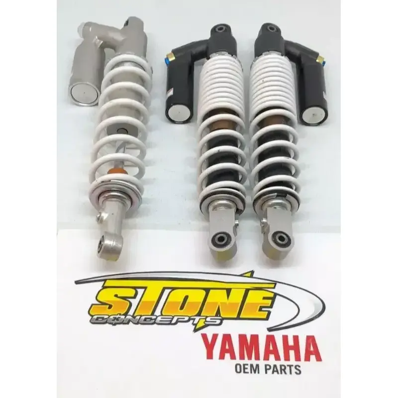 Yamaha Stock OEM YFZ450R YFZ 450R Front & Rear White Shocks 09-24 New Suspension