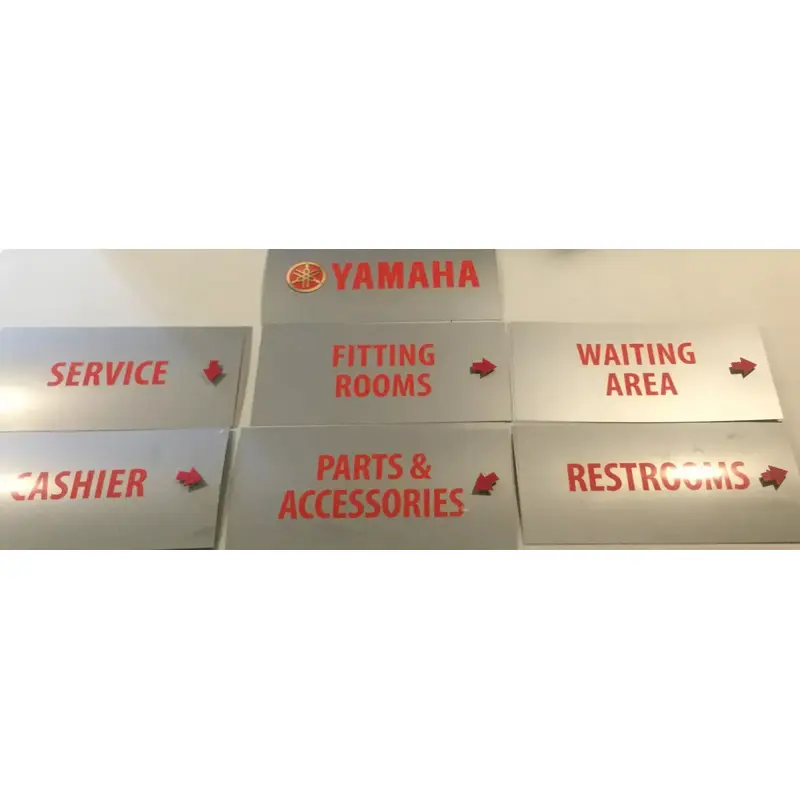 OEM Yamaha Sign Signs Dealership Dealer Garage Shop Service Parts 11 Locator