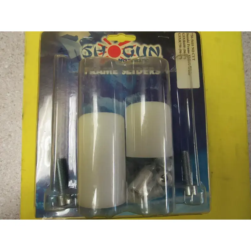 SHOGUN- 750-5410- SUZUKI FRAME SLIDERS BLACK-  N.O.S.