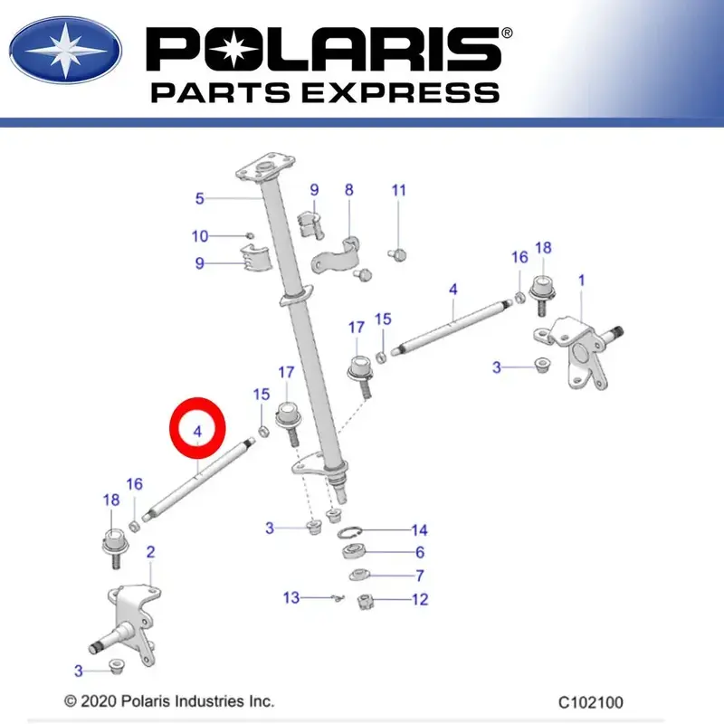 NEW GENUINE POLARIS 2021 OUTLAW 70 TIE ROD 1824899 OEM