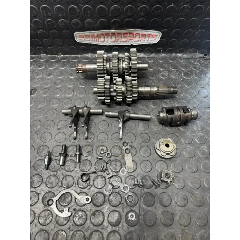 OEM Suzuki 2006 2007 LTR450 Transmission Drive Counter Shafts Gears Forks Drum