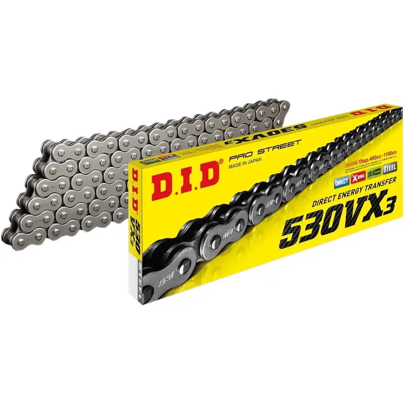DID 530 VX3 - Drive Chain - Fits 104 Links - Natural M530VX3X104ZB