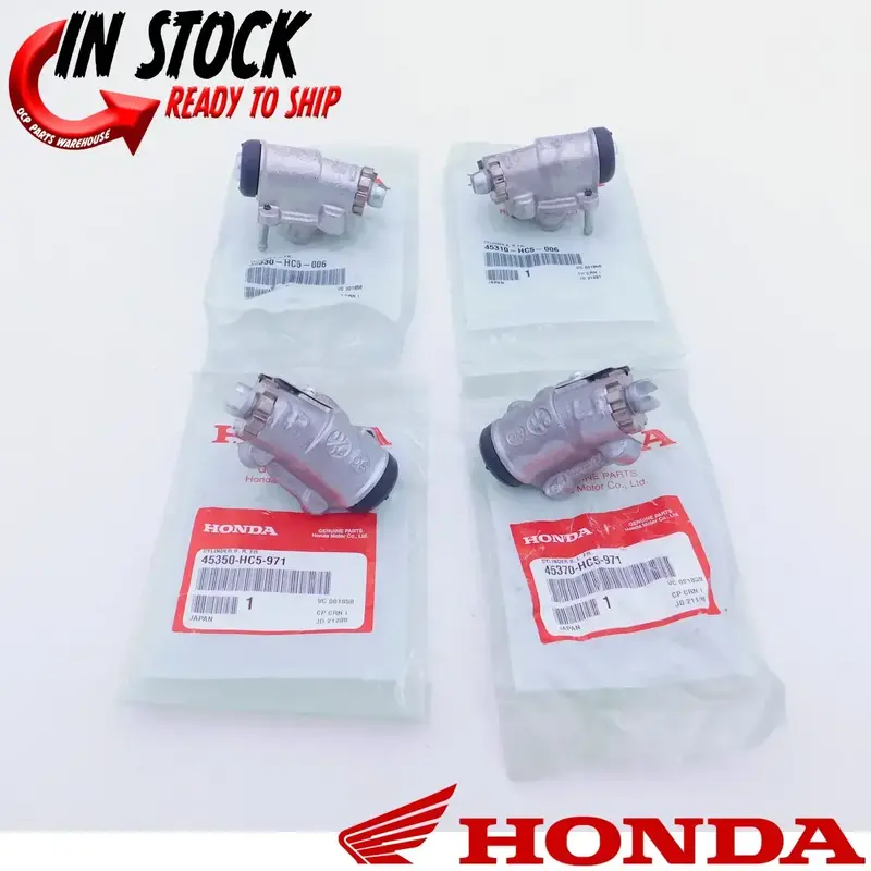 HONDA FRONT BRAKE WHEEL CYLINDERS KIT (ALL 4) TRX350 RANCHER / FOURTRAX 300 OEM