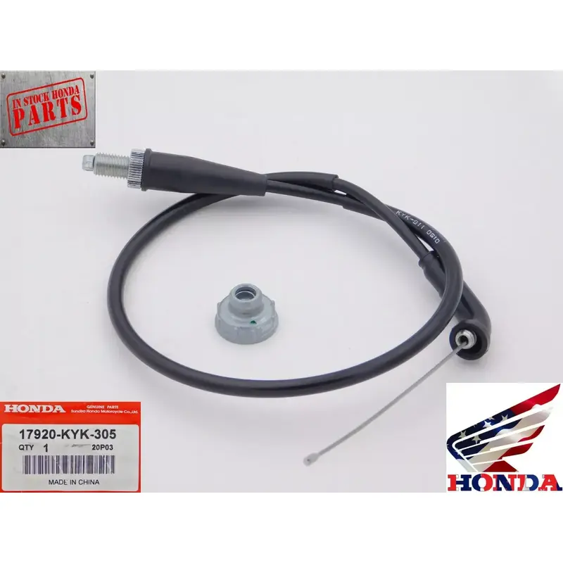 HONDA THROTTLE CABLE 2013-2018 CRF110F OEM GENUINE AUTHENTIC 17920-KYK-305