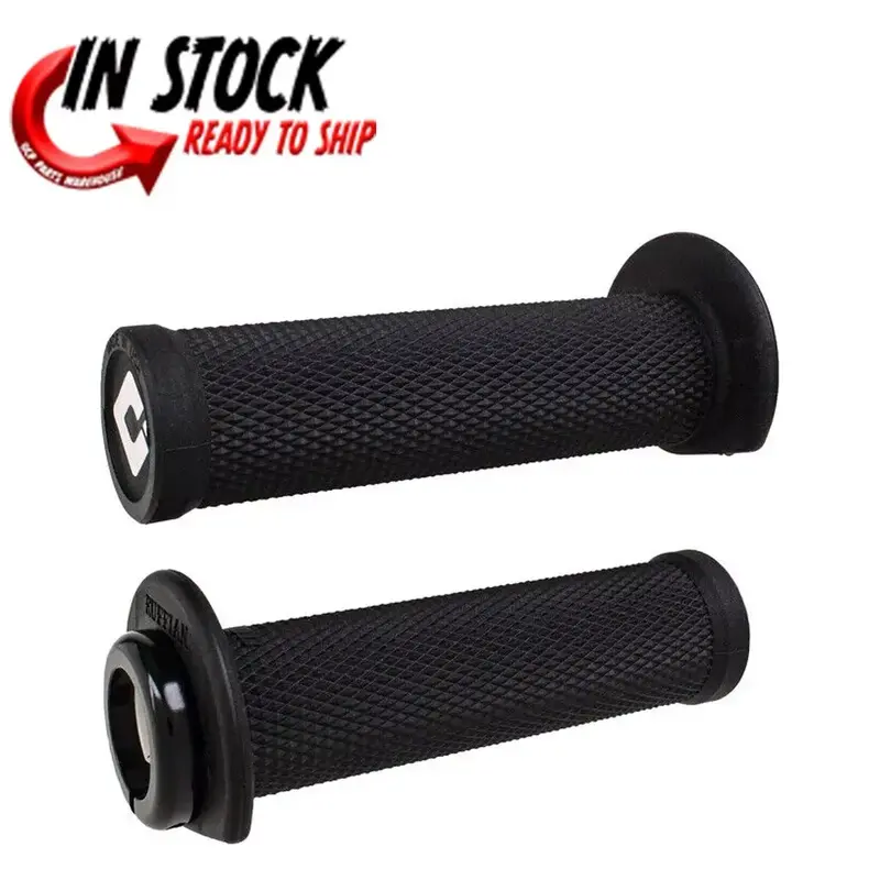ODI RUFFIAN 2.1 LOCK-ON 7/8" ATV GRIPS 125MM BLACK THUMB THROTTLE J33RFB-B
