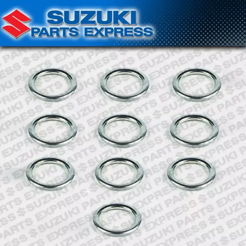 NEW SUZUKI OEM OIL DRAIN PLUG GASKET 10 PACK 09168-14004 GSXR 600 750 1000 BUSA
