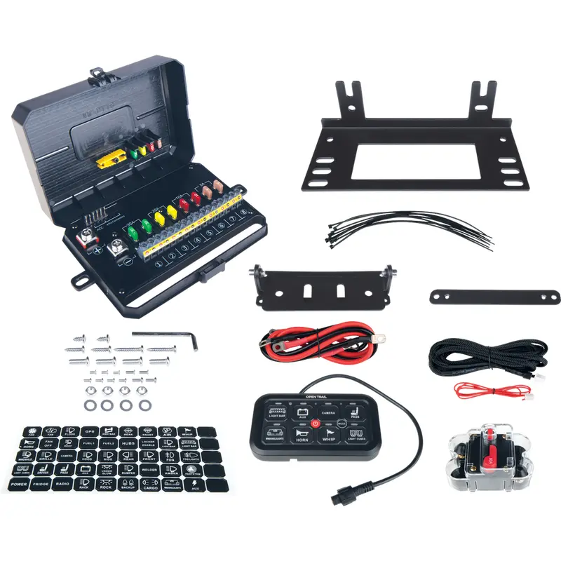 OPEN TRAIL MULTIFUNCTION RGB SWITCH PANEL 8 GANG