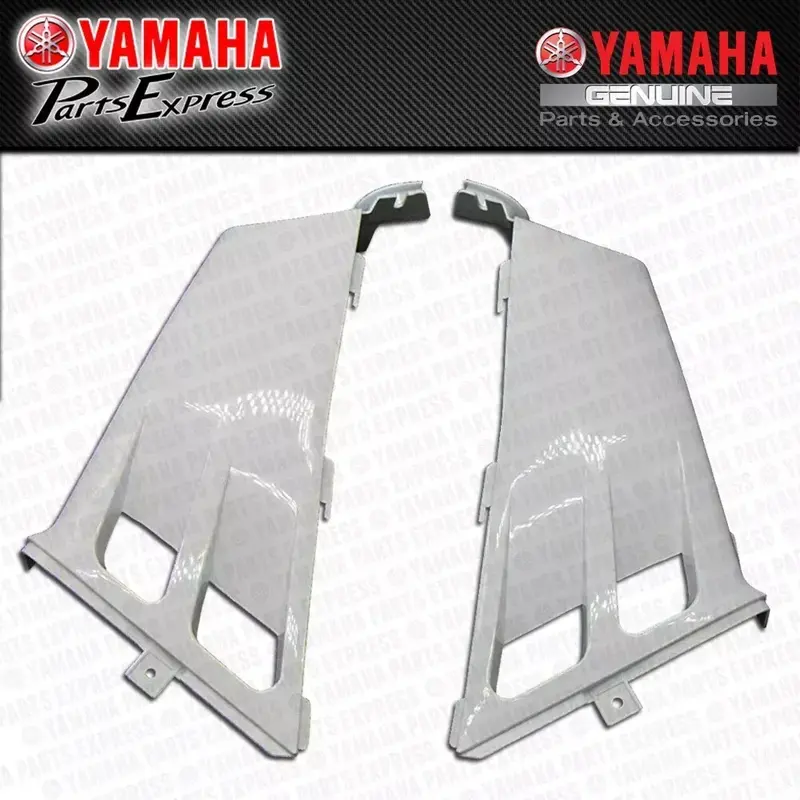 1987 - 2006 YAMAHA BANSHEE YFZ 350 YFZ350 OEM FUEL GAS TANK SIDE PANELS WHITE