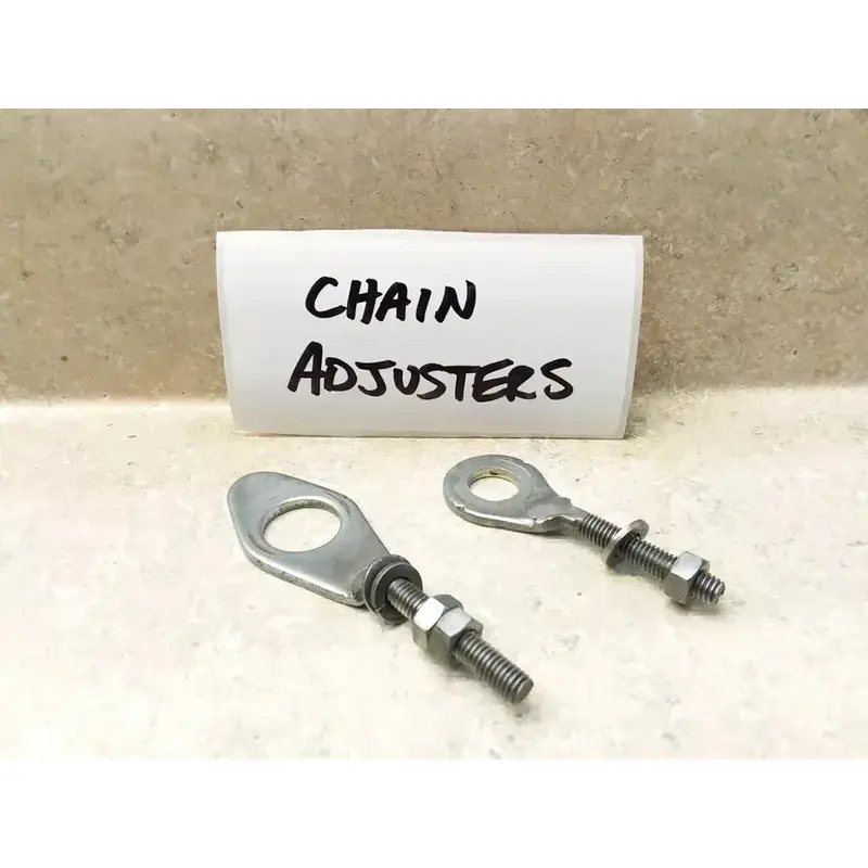 VTG 1965 1966 Honda CT200 Trail 90 Rear Drive Chain Adjuster Pair PJ-6