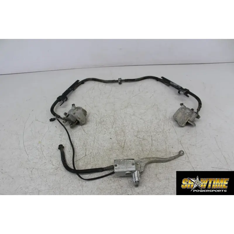 01-05 YAMAHA RAPTOR 660R RIGHT LEFT FRONT BRAKE CALIPER CALIPERS W MASTER