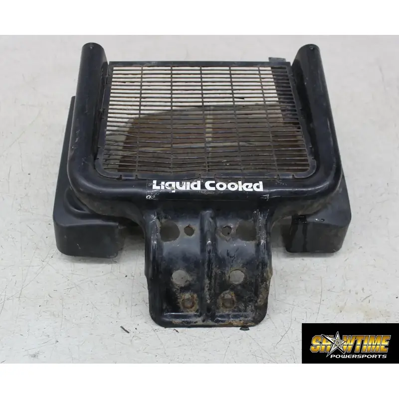 02 POLARIS SPORTSMAN 400 ENGINE RADIATOR MOTOR COOLER RADIATOR COVER SHIELD MESH