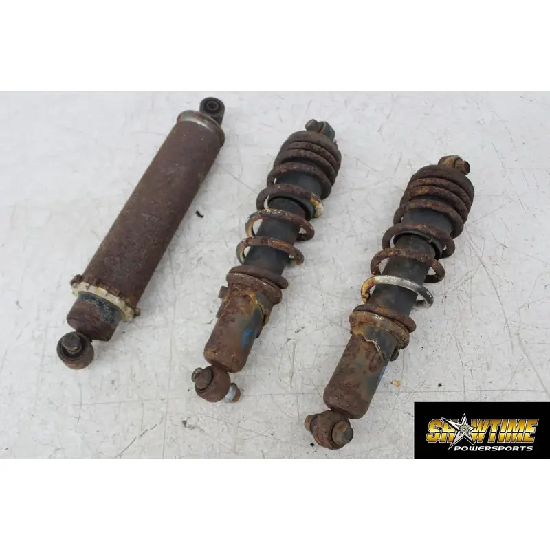 1987 SUZUKI QUADRUNNER 230 LT230E 2X4 FRONT RIGHT LEFT SHOCKS W ONE REAR