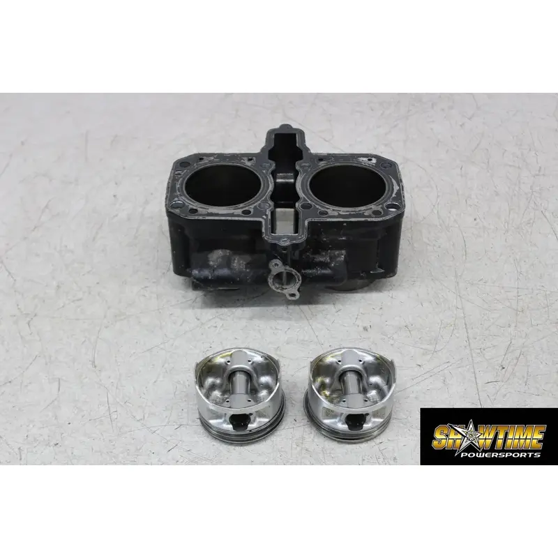 88 KAWASAKI NINJA 500 EX500 ENGINE MOTOR CYLINDER JUG PISTONS