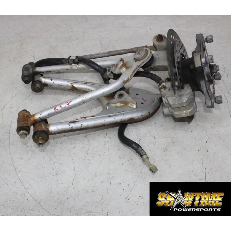 03-08 SUZUKI QUADSPORT LTZ400 FRONT LOWER UPPER LEFT CONTROL A ARMS ASSEMBLY