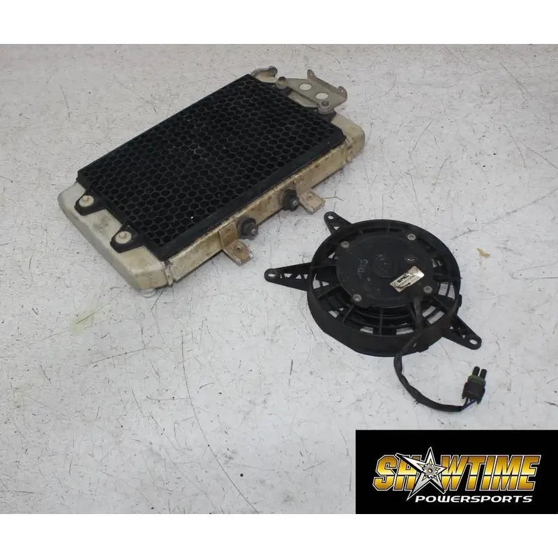 03-07 POLARIS PREDATOR 500 ENGINE RADIATOR MOTOR COOLER COOLING RADIATER FAN
