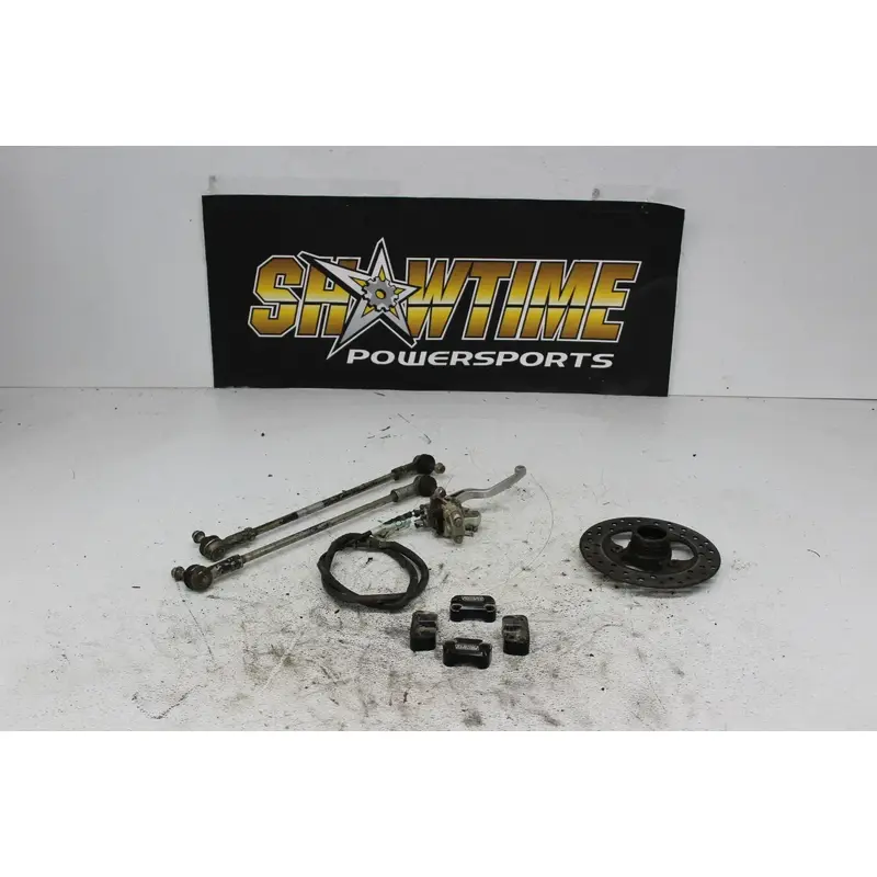 08 HONDA TRX450ER ELECTRIC START PROTAPER CLAMPS REAR ROTOR TIE RODS CLUTCH CABL
