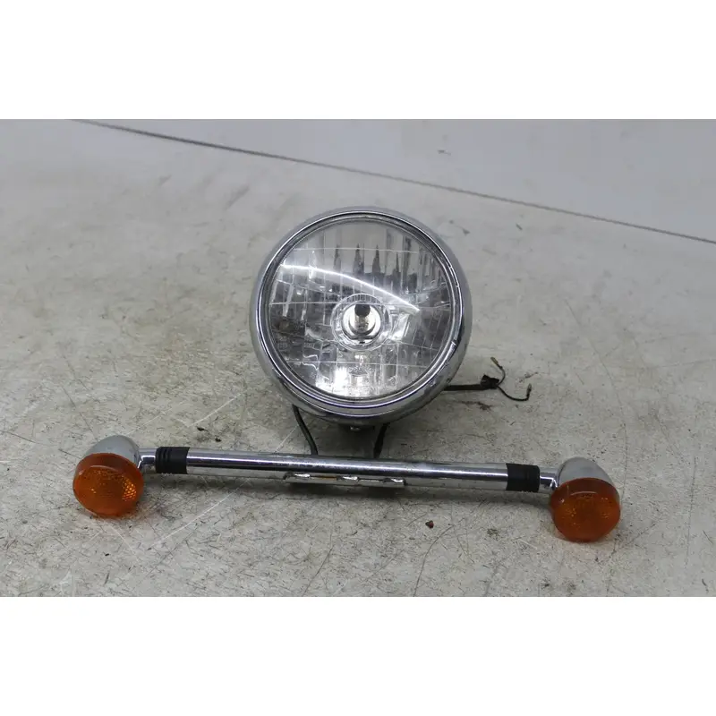 2008 Hyosung GV250 Aquila FRONT HEAD LIGHT HEADLIGHT LAMP W/ LIGHTBAR