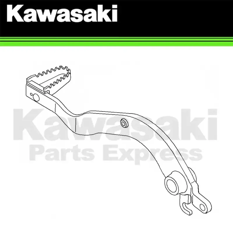 NEW 2008 - 2014 GENUINE KAWASAKI KFX 450R BRAKE PEDAL LEVER 13236-0105