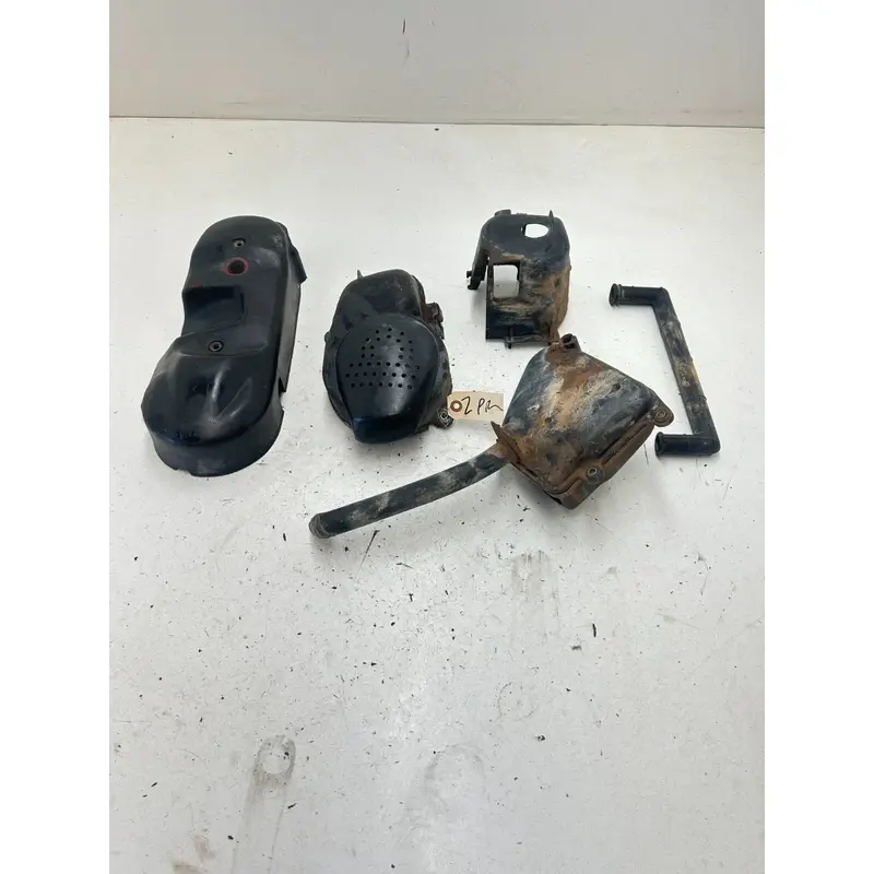 02 2002 Polaris Scrambler 90 2 Stroke OEM Airbox Air Box Side Cover Engine Case