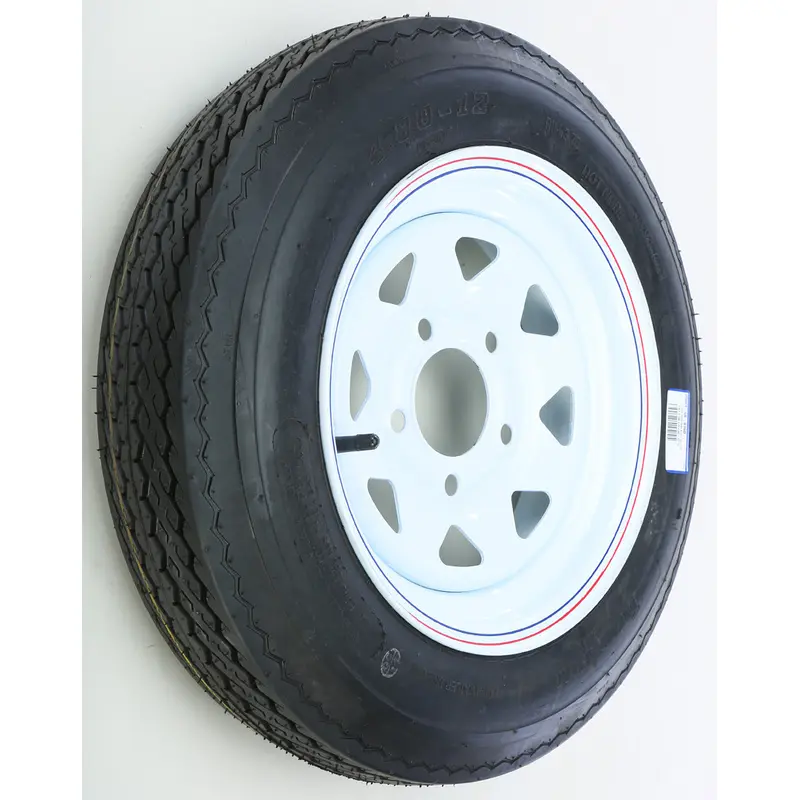 AWC TRAILER TIRE AND WHEEL ASSEMBLY WHITE