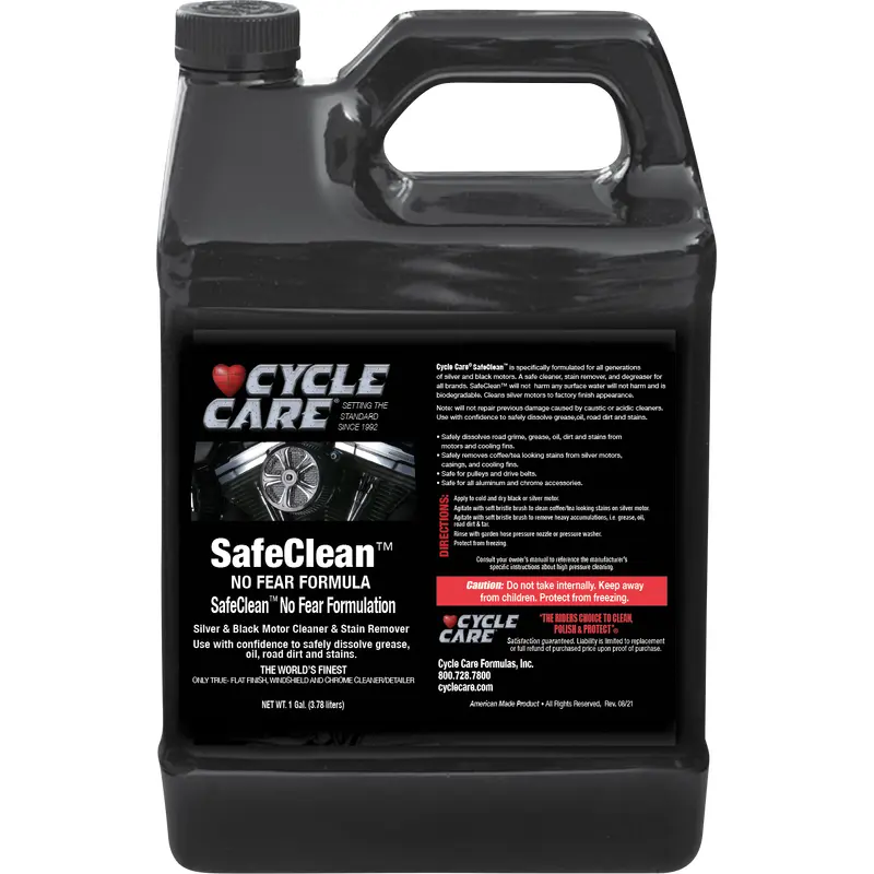 Cycle care formulas Safe Clean Silver and Black Engine Cleaner