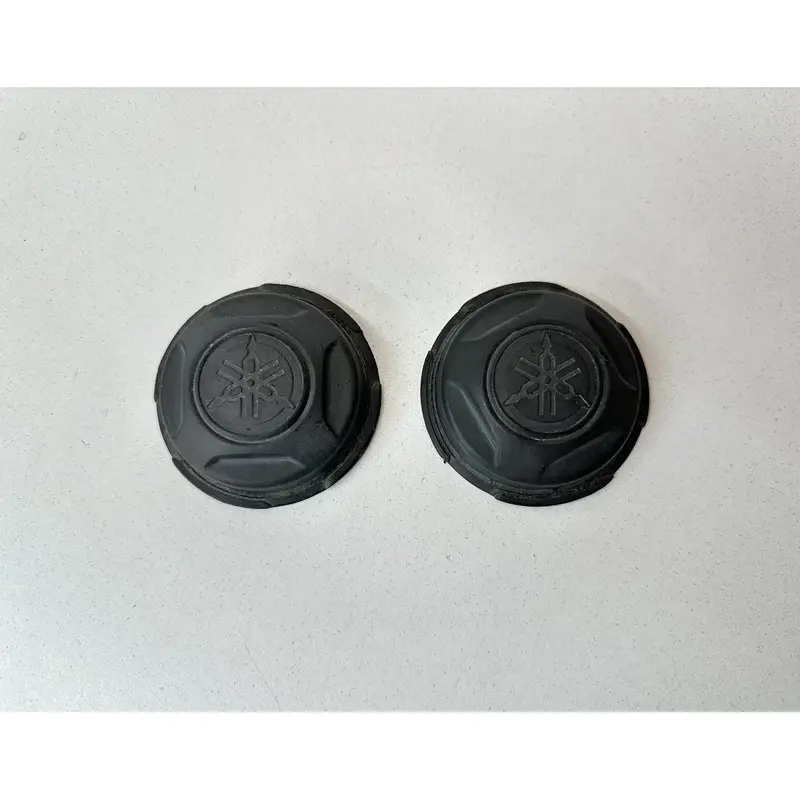 OEM 03-08 YAMAHA 660 GRIZZLY FRONT REAR WHEEL RIM CENTER CAPS CAP SET 2