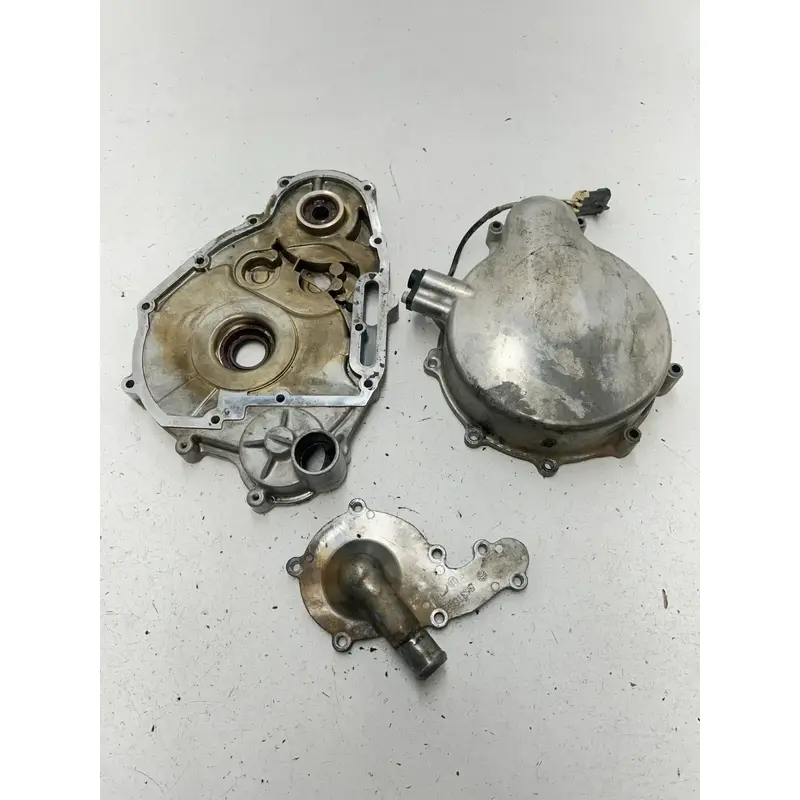 10 2010 Polaris Ranger 800 XP 4x4 OEM Engine Stator Cover Inner Outer Water Pump