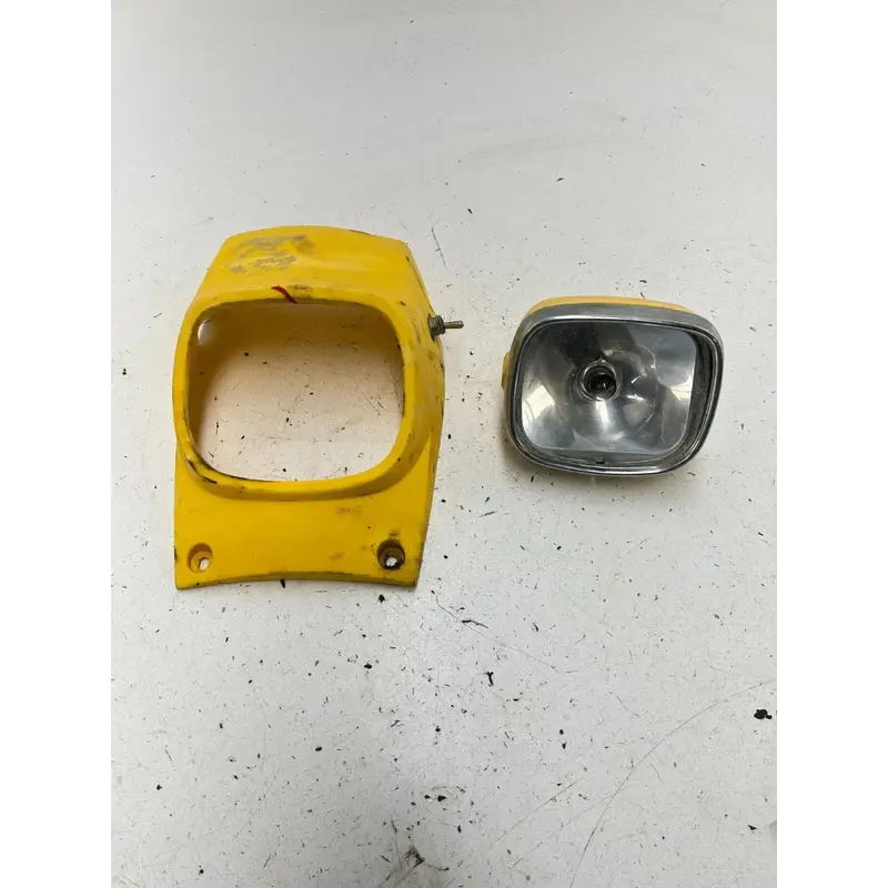 83 1983 Yamaha Tri Moto 175 YT175K OEM Headlight Light Plastic Cover Shroud READ