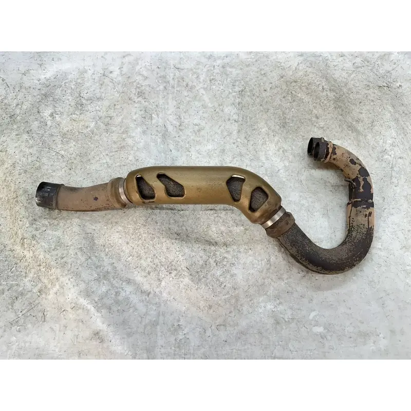 USED OEM 08 09 10 OUTLAW 525 S / 450 MXR EXHAUST HEADER HEAD PIPE W HEAT SHIELD