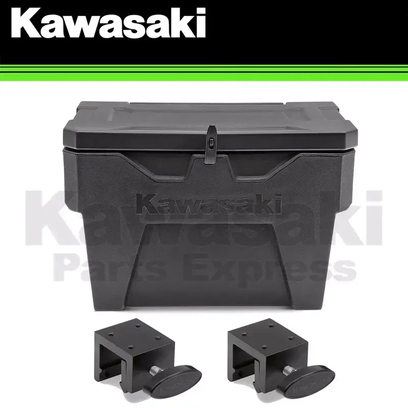 NEW 2019-2026 GENUINE KAWASAKI MULE PRO MX KQR CARGO BOX & 2 KQR MOUNTS