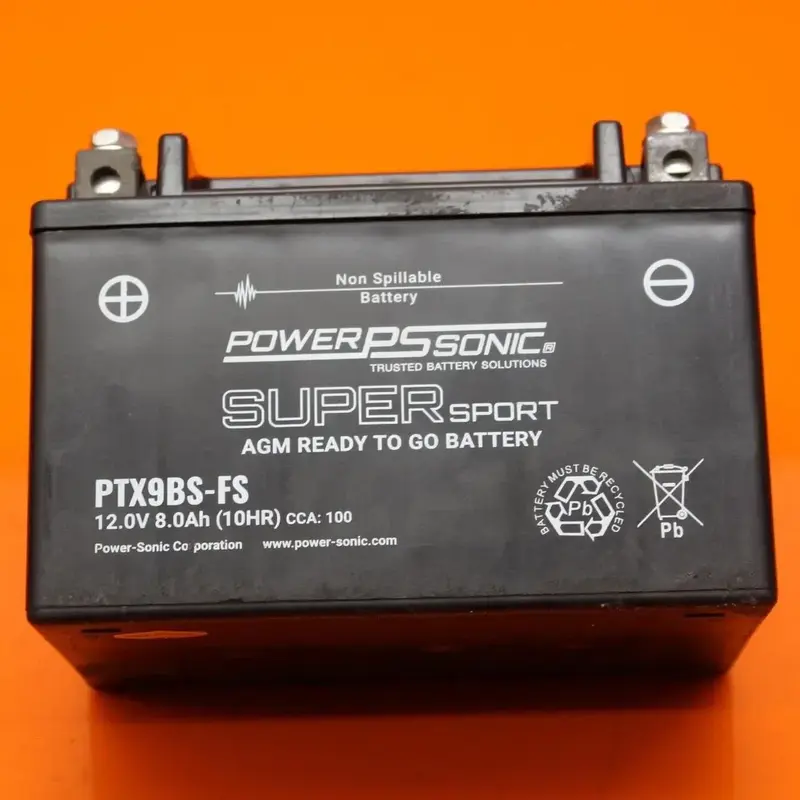2006-2016 YAMAHA YZF R6 R6R AGM POWER SONIC BATTERY YTZ-10S00-00-00