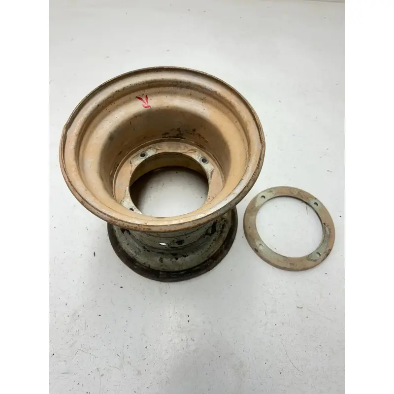 84 1984 Honda Atc 200 Es ATC200ES OEM STRAIGHT Front  Wheel Rim Ring Plate 9 X 9