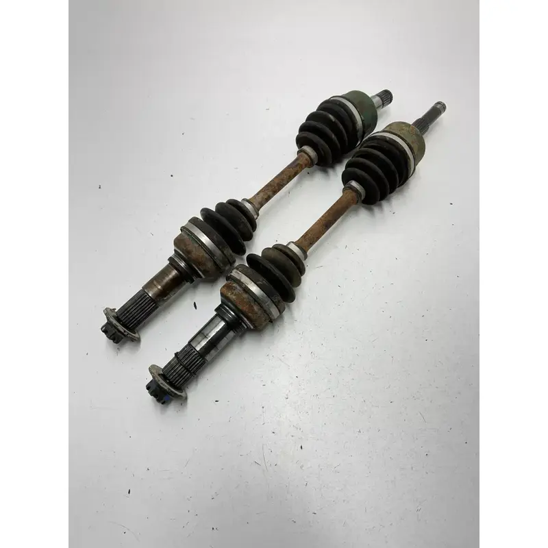 03 2003 Yamaha Kodiak 450 YFM 4x4 OEM GOOD! Front Axle Shaft L R CV Drive Nut