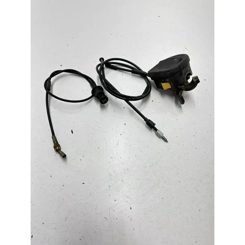 04 2004 Polaris Scrambler 500 4x4 OEM Thumb Throttle Mount Cable Choke Mount