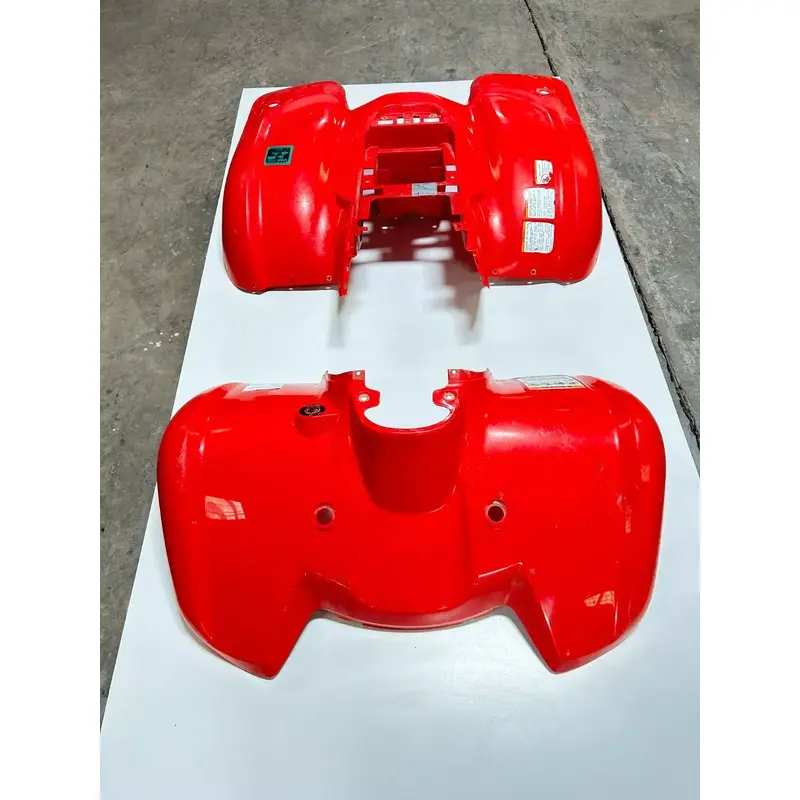 99 Kawasaki Prairie 300 KVF300 4x4 OEM Red Plastic Rear Front Fender