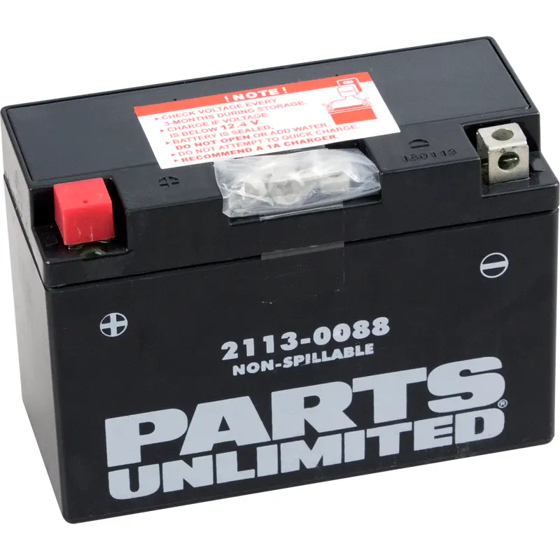 Parts unlimited AGM Battery - YT9B-4/YT9B-BS Yamaha/Honda