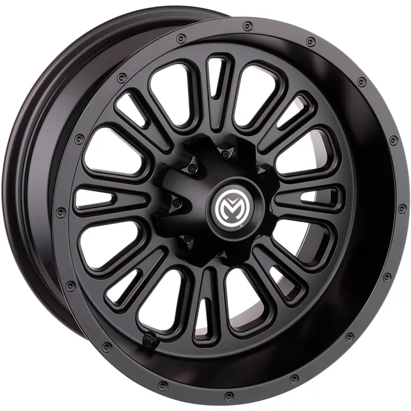 Moose offroad Wheel - 399X - Rear - Black - 12x8 - 4/156 - 4 4 Kawasaki/Polaris