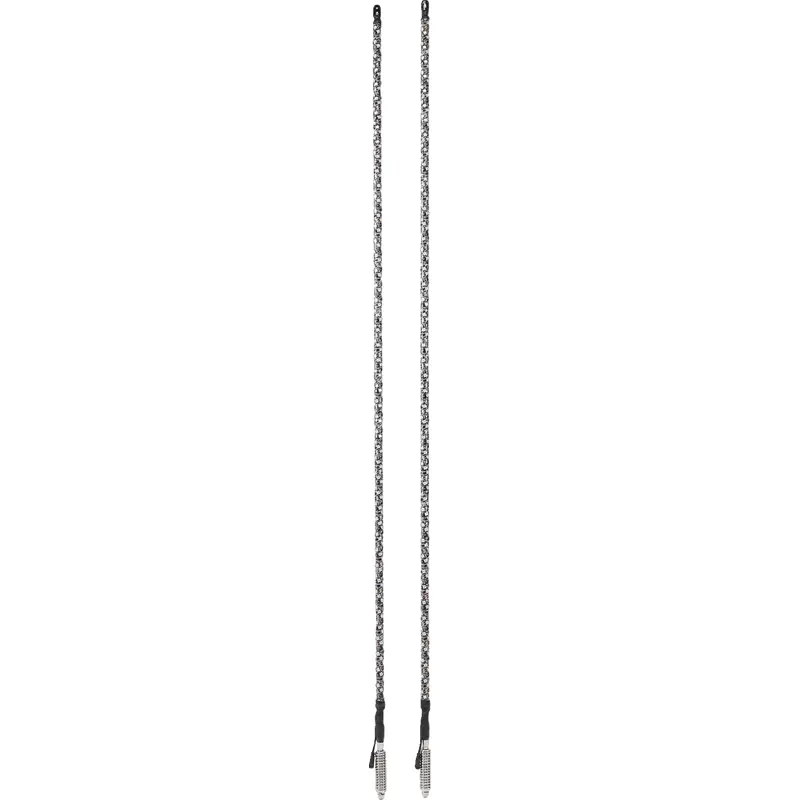 Whipitlightrods 5' Light Rod Whip - Bluetooth - Pair - Black