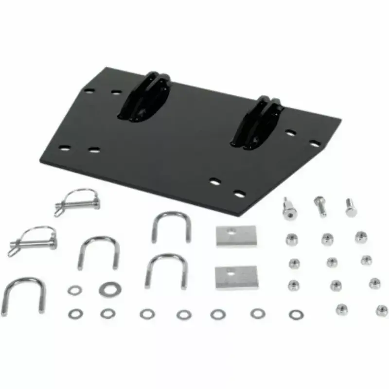 Moose Utility Snow Plow Bottom Mounting Plate Kit Offroad ATV Honda Rincon TRX