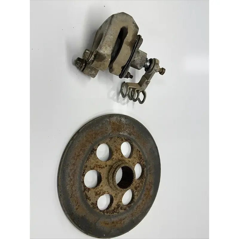 1984 yamaha tri moto 225 ytm225dx Rear Brake Caliper Rotor