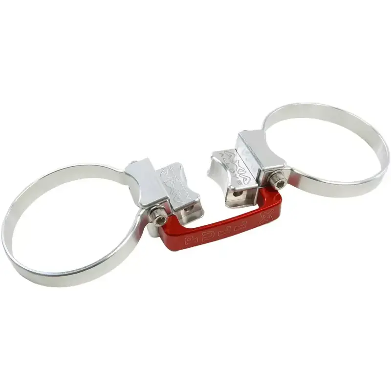 Genuine Chrome AXIA FIRE EXTINGUISHER Clamps 3" Universal Mounts MODFM3.0-C NOS