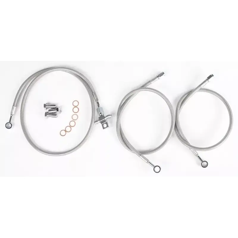 Streamline Steel Braided Rear Brakeline Kit RZR570-R-4 /  RZR570 2013-2016 NOS