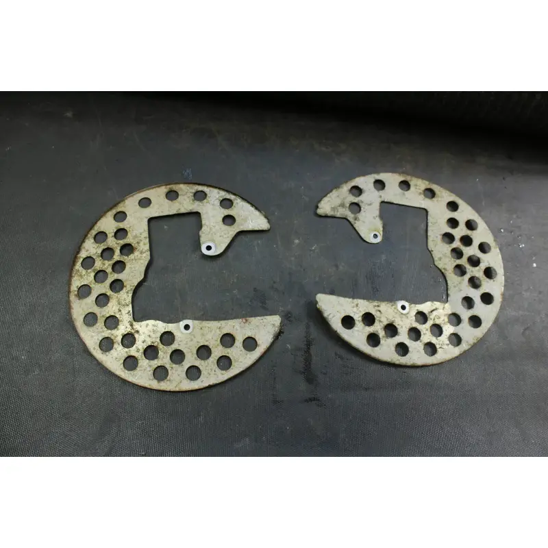 2007 Yamaha Grizzly 400 OEM Front Rotor Covers  B4470