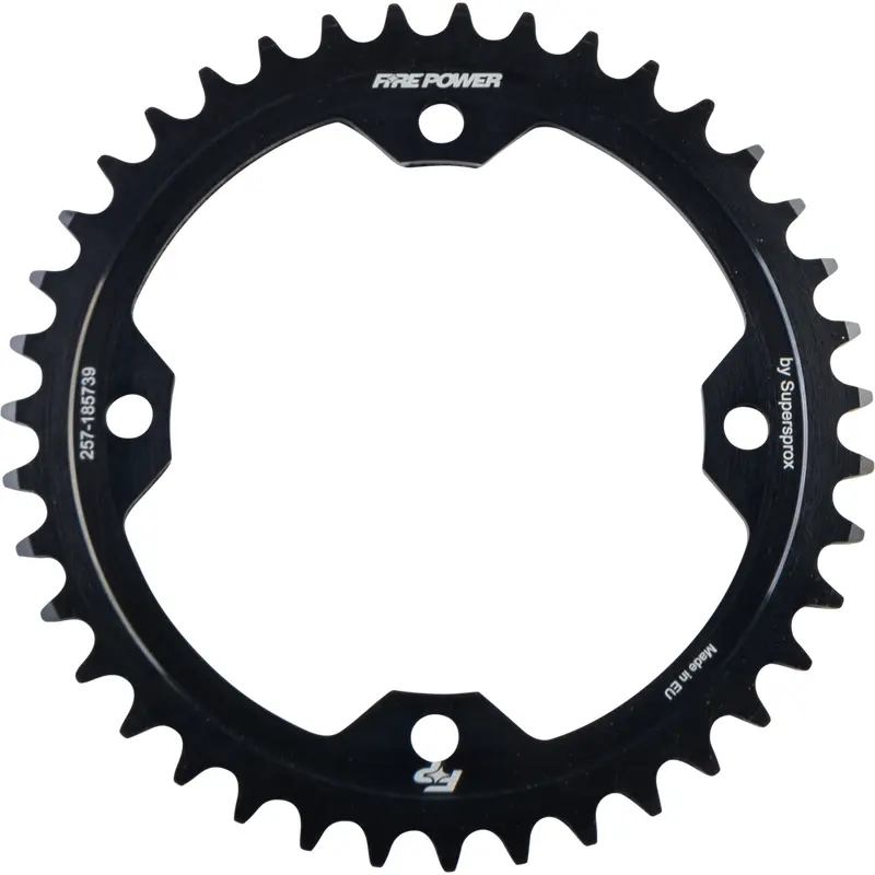 FIRE POWER REAR SPROCKET STEEL 39T BLK