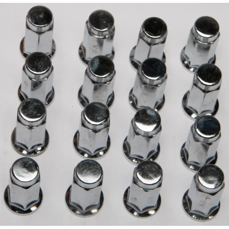 ITP 16/PK 3/8"-24 FLAT BASE CHROME LUG NUTS